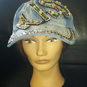 Denim KISS Hat Baseball Cap